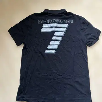 EA7 피케 셔츠 블랙