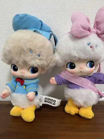 Dimoo 디즈니 도날드와 디지 2종 세트