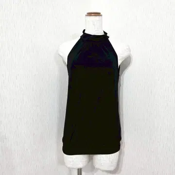 INGNI 하이넥 슬리브리스 상의 블랙 일본제