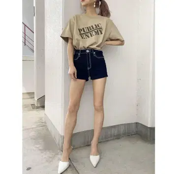 GYDA 원 워시 숏 팬츠 XS 블랙