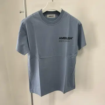 앰부쉬 18AW 블루 티셔츠