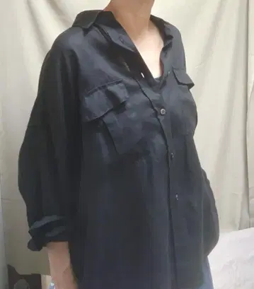 오버 사이즈 린넨 셔츠 자켓 1er
