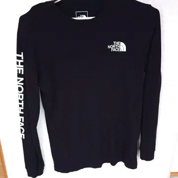 THE NORTH FACE 블랙 긴팔 티셔츠 M