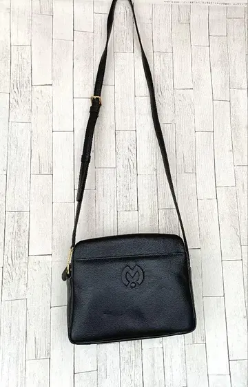 거울 쇼 블랙 가죽 숄더백 여성용 미사용 새상품