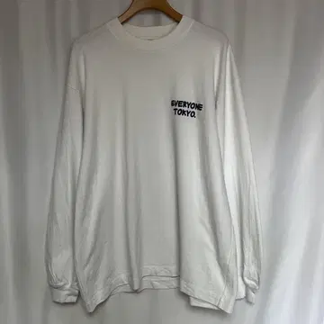 everyone j.30000 L/S TEE 롱 T 화이트 M 티셔츠
