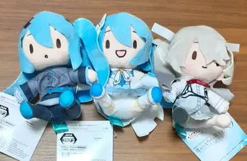 프로세카 후와푸치 미니 봉제 인형 버추얼 싱거 하츠네 미쿠 3종 세트