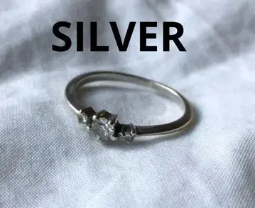 빈티지 지르코니아 실버 핑키링 SILVER 새끼손가락