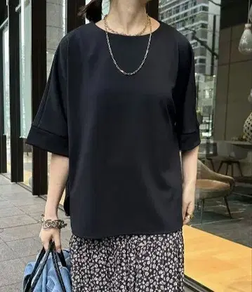 DouDou 두두 종이상자 하프 슬리브 풀오버
