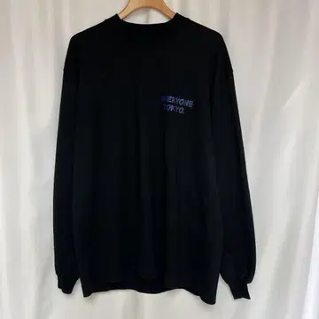 everyone j.30000 L/S TEE 롱 T 블랙 S 티셔츠