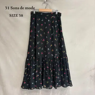 31 Sons de mode 플라워 티어드 프린트 스커트