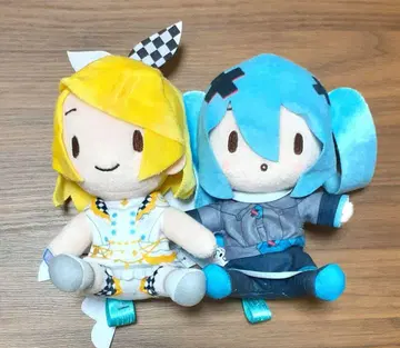 프로세카 후와푸치 미니 봉제 인형 하츠네 미쿠 스즈네 린 2개 세트