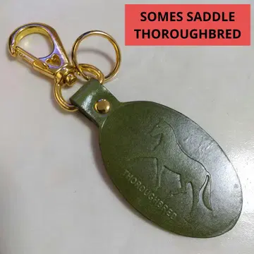 SOMES SADDLE THOROUGHBRED 소메스 안장 키링 말
