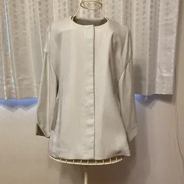 노카라 자켓 라이트 그레이