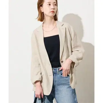 저널 스탠다드 린넨 라이트 자켓 베이지