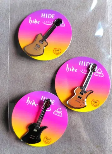 hide 60th 핀즈 캡슐 vol.2 기타 컬렉션 3개 세트