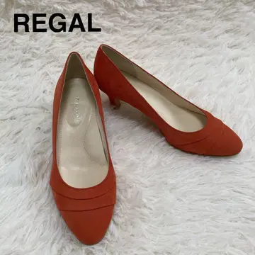 REGAL 리갈 스웨이드 펌프스 [오렌지] 컨디션 최상 24cm