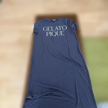 gelato pique 그레이 반팔 파자마 원피스