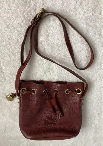 Dooney & Bourke 복조리 숄더백 가죽 빨간색 미국제