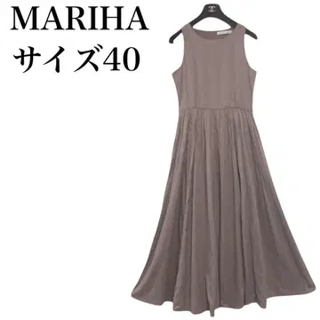 레어 사이즈 MARIHA 여름 레이디 드레스 맥시 길이 원피스 A 라인