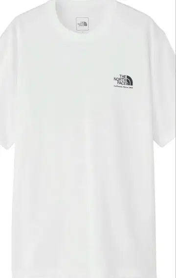 The North Face 화이트 티셔츠