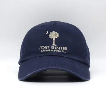 찰스턴 FORT SUMSTER 유적지 달 야자수 자수 캡