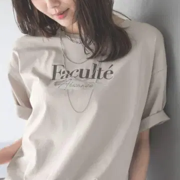 글로벌 워크 리치 클린 프린트 T 반팔 그레이지 러버 호일 프린트 L