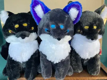 쵸네비와 여우 구미 BIG 봉제 인형 칸텐 코쿠토 킨츠바