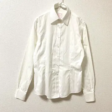 브룩스브라더스] 버튼 셔츠 블라우스 Y 셔츠 긴팔 면 혼방 비즈니스0
