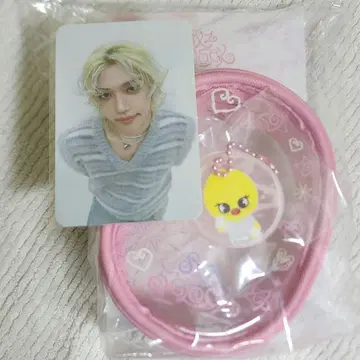 Straykids 필릭스 트레이딩 카드 Felix 파우치 키링 펜미