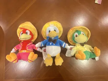 도널드 덕 펀치 호세 카리오카 세 명의 기사 봉제 인형