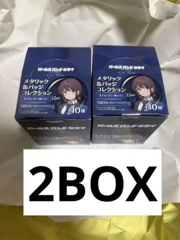 여아 밴드 크라이 빌리지 뱅가드 메탈릭 캔뱃지 2BOX