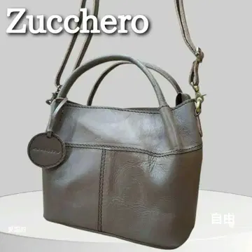 Zucchero 천연 가죽 숄더백 소가죽 오크 핸드백