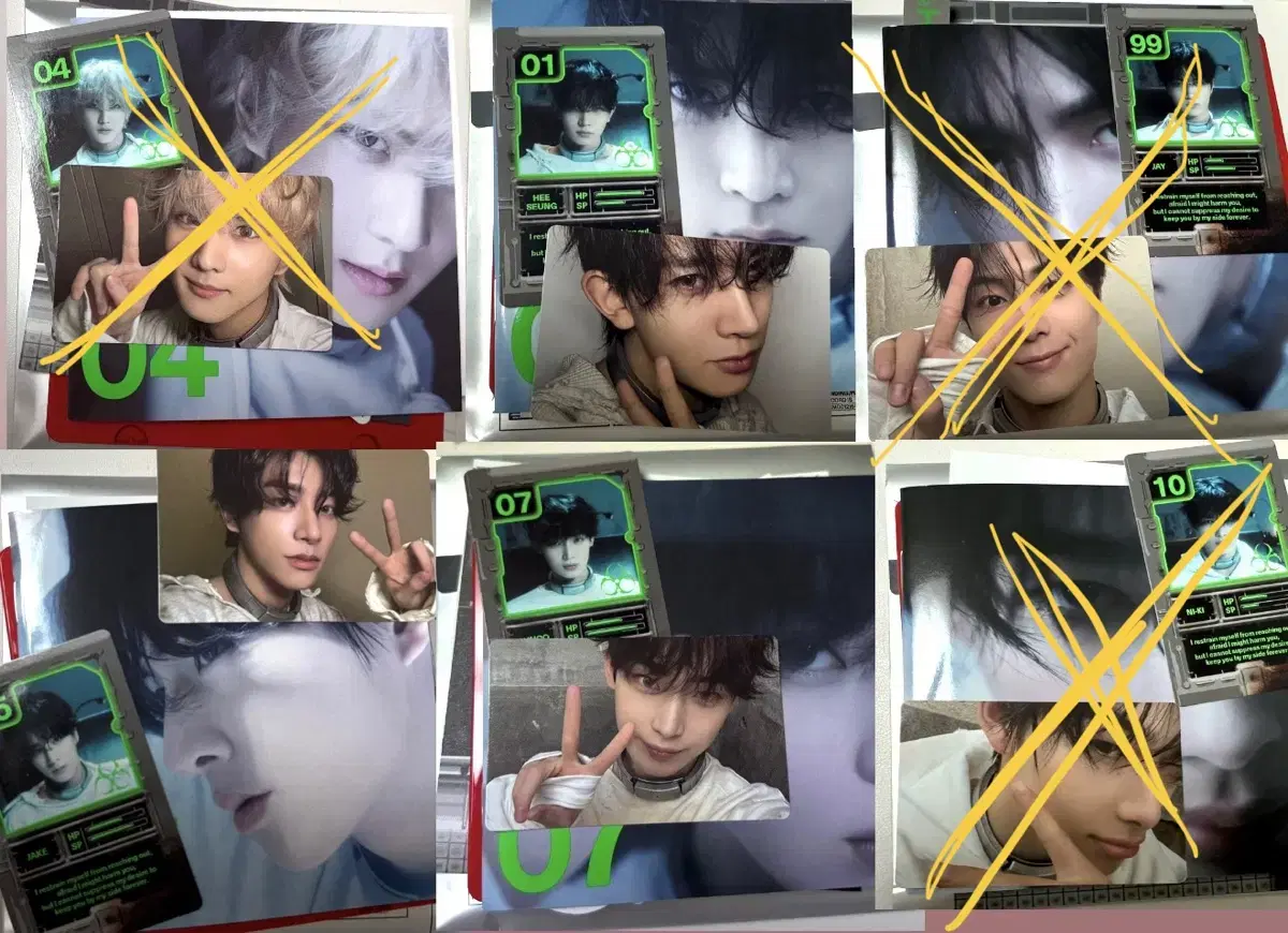 Enhyphen Heeseung Sunwoo Jay Engine Vahn Full Set (Including Pre-order Benefit, Total 5 pocas)