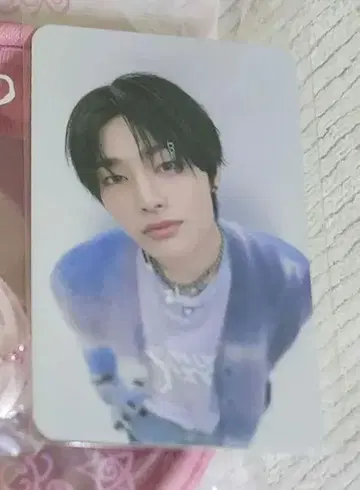 Straykids 아이엔 I.N 트레이딩 카드 파우치 키링 펜미