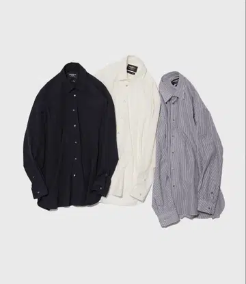 As, 에스 oversized casual shirt 셔츠 네이비