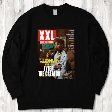 TaylorTheCreater 2XL 잡지 랩 T 블랙 맨투맨 XL