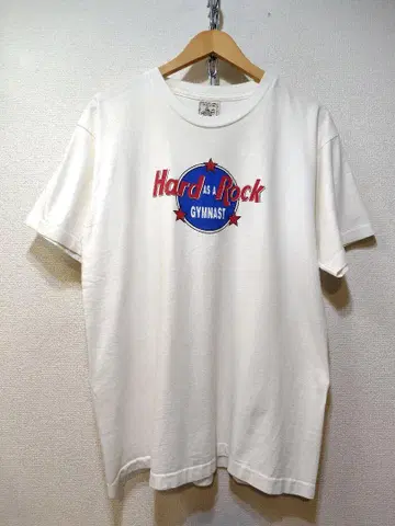 빈티지 90s HARDROCK 티셔츠 화이트 MADE IN USA