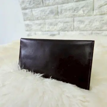 간조 쉘 코도반 HORWEEN사 장지갑 버건디 지갑