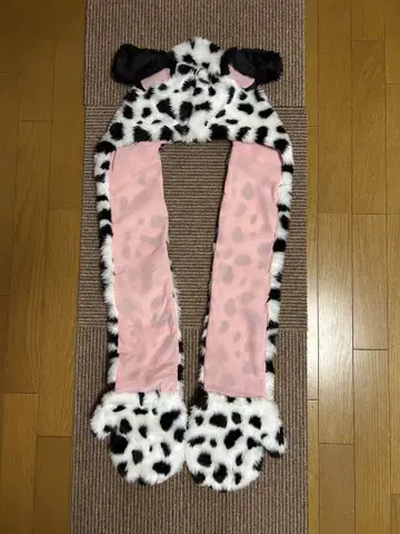 101마리 강아지 팬 캡 머플러 모자
