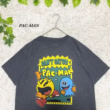 티셔츠 팩맨 pac-man 구제 의류 캐릭터 빅 로고 캐릭터
