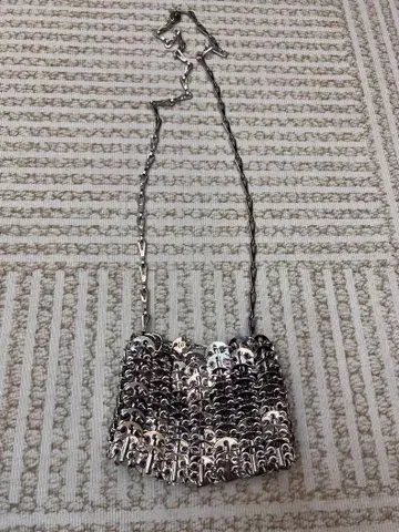 paco rabanne nano 1969 숄더백 실버 나노