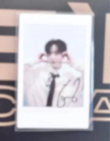 원준 사인 폴라로이드
