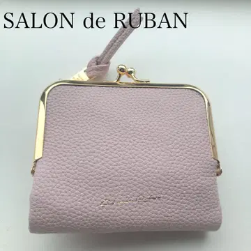 SALON de RUBAN 살롱 드 루방 두겹 지갑 더스티 핑크 미사용