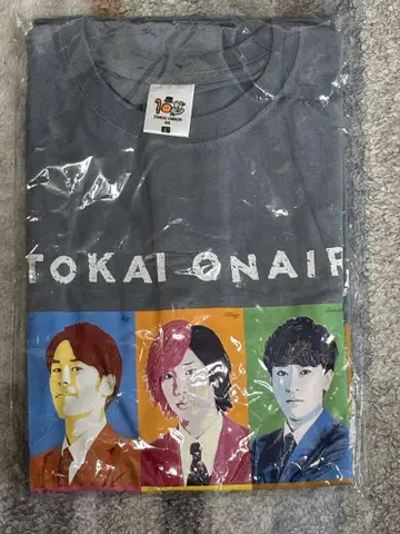 도카이 온에어 10주년 기념 티셔츠 그레이 L 사이즈