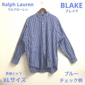Ralph Lauren BLAKE 긴팔 셔츠 XL 사이즈 블루