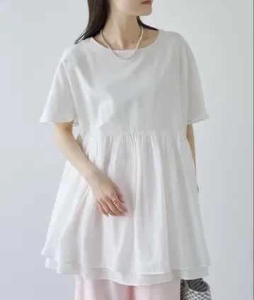 퓨어세신 인도 보일 튜닉 블라우스