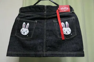 새상품급 CUNE 큔 데님 미니 스커트 M 사이즈 토끼