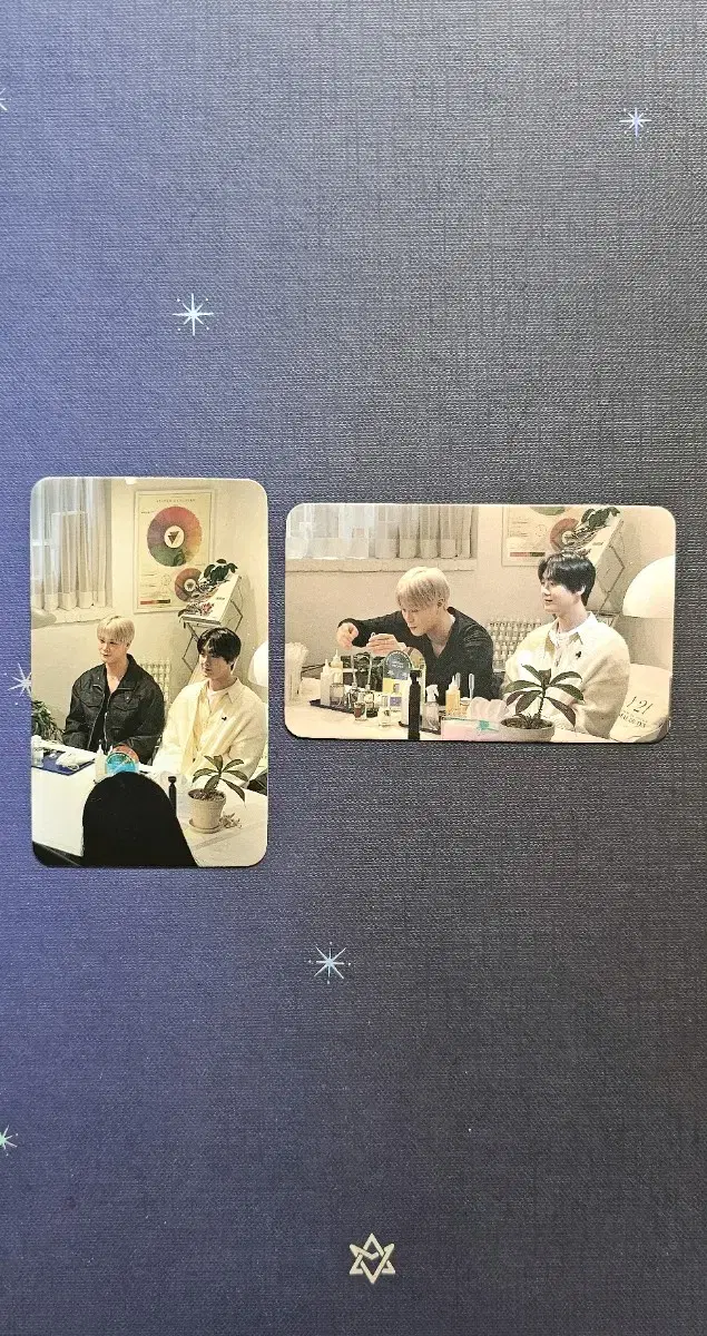문빈 & 산하 향수공방 포카(빈이, 산하 싸인 포카)(일괄)