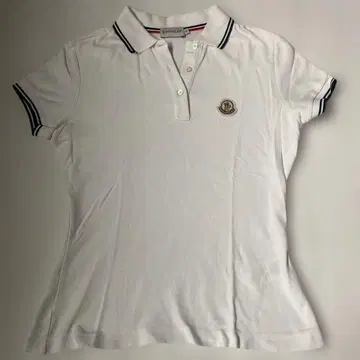 몽클레어 피케 셔츠 S 화이트