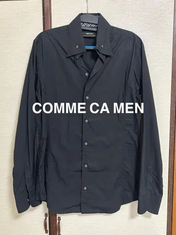 COMME CA MEN 블랙 긴팔 클리닝 완료